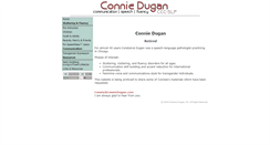Desktop Screenshot of conniedugan.com